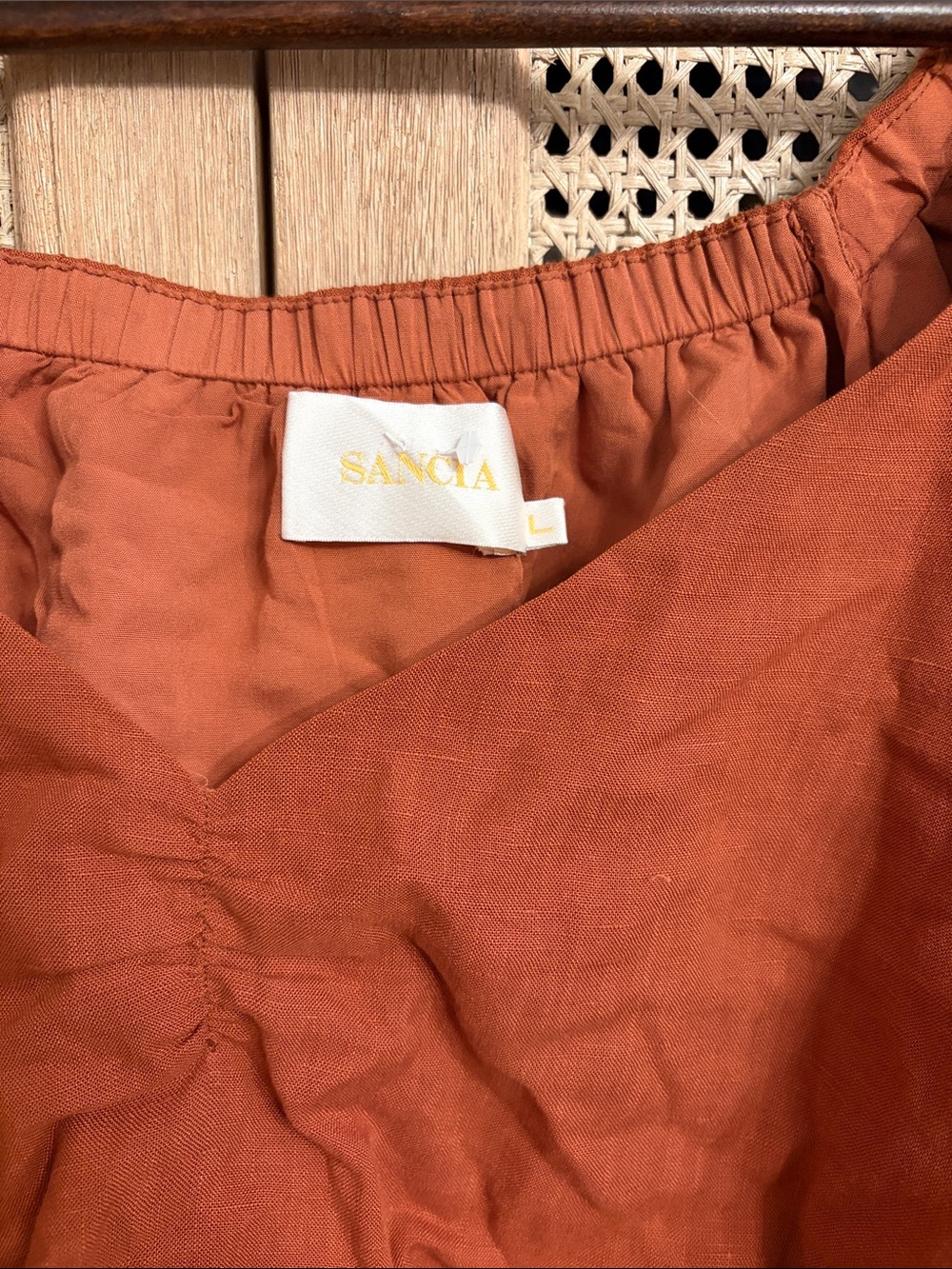 SANCIA Two Piece Set in Rust - Picture 3 of 3